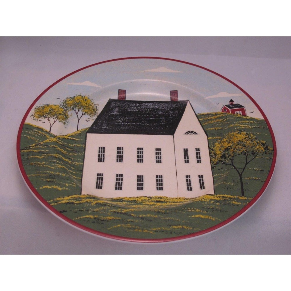Sakura Country Life Warren Kimble Salad Plate White House no‎ Door